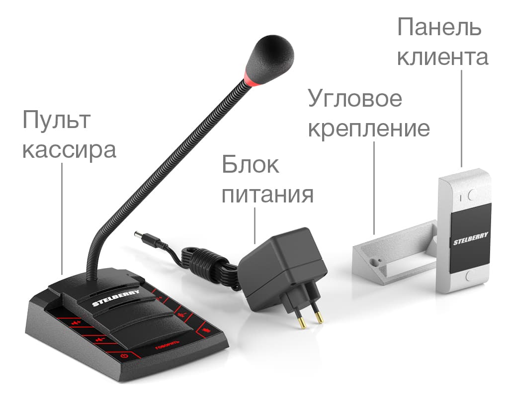 Комплект переговорного устройства STELBERRY S-500